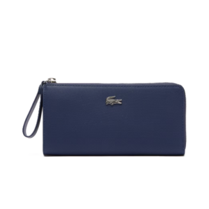PORTEFEUILLE ZIPPÉ LACOSTE DAILY LIFESTYLE PEACOAT NF4374DB 021 www.solene-maroquinerie.fr