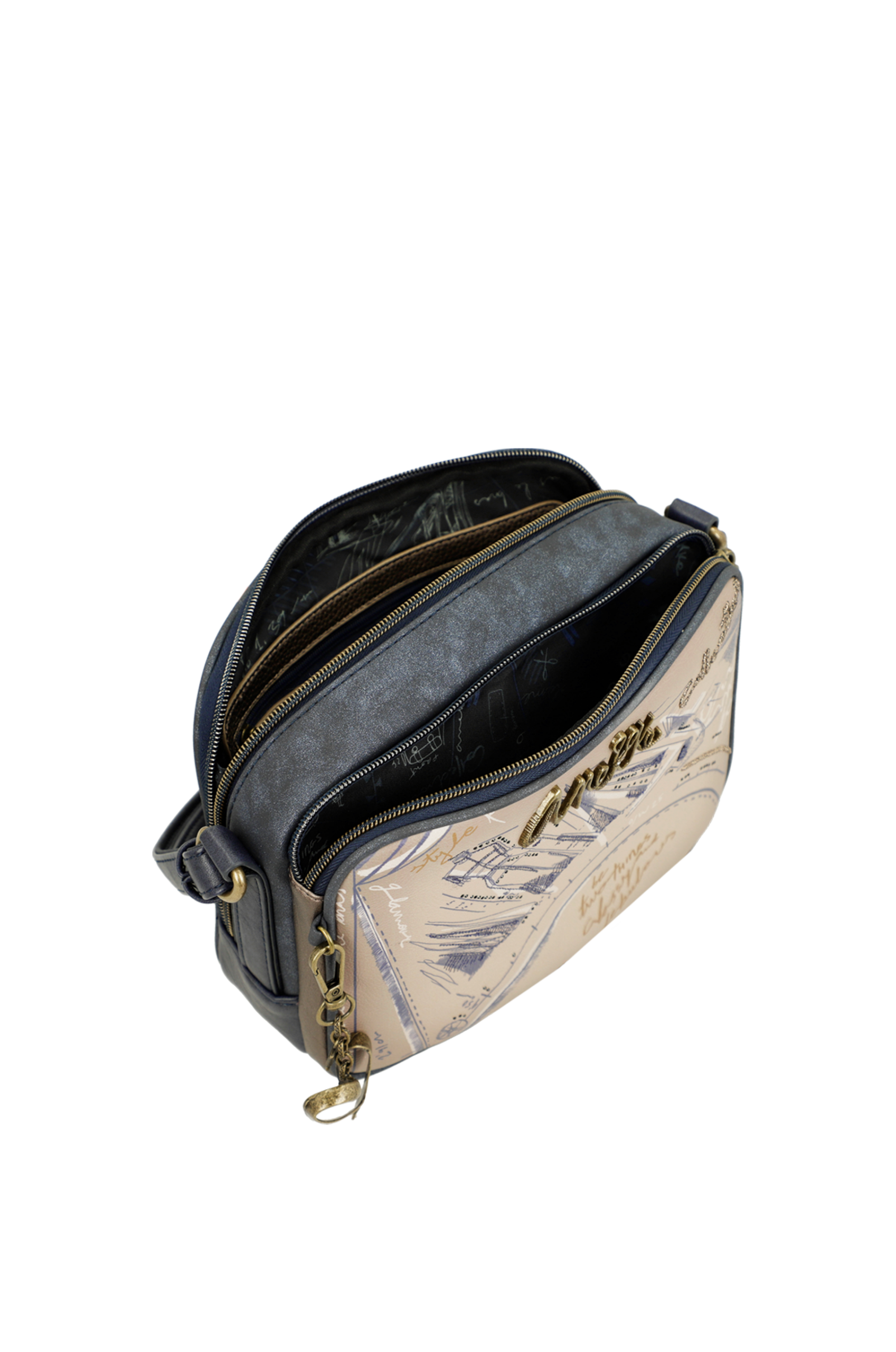 SAC A BANDOULIERE 2 COMPARTIMENTS ANEKKE STUDIO – Image 3