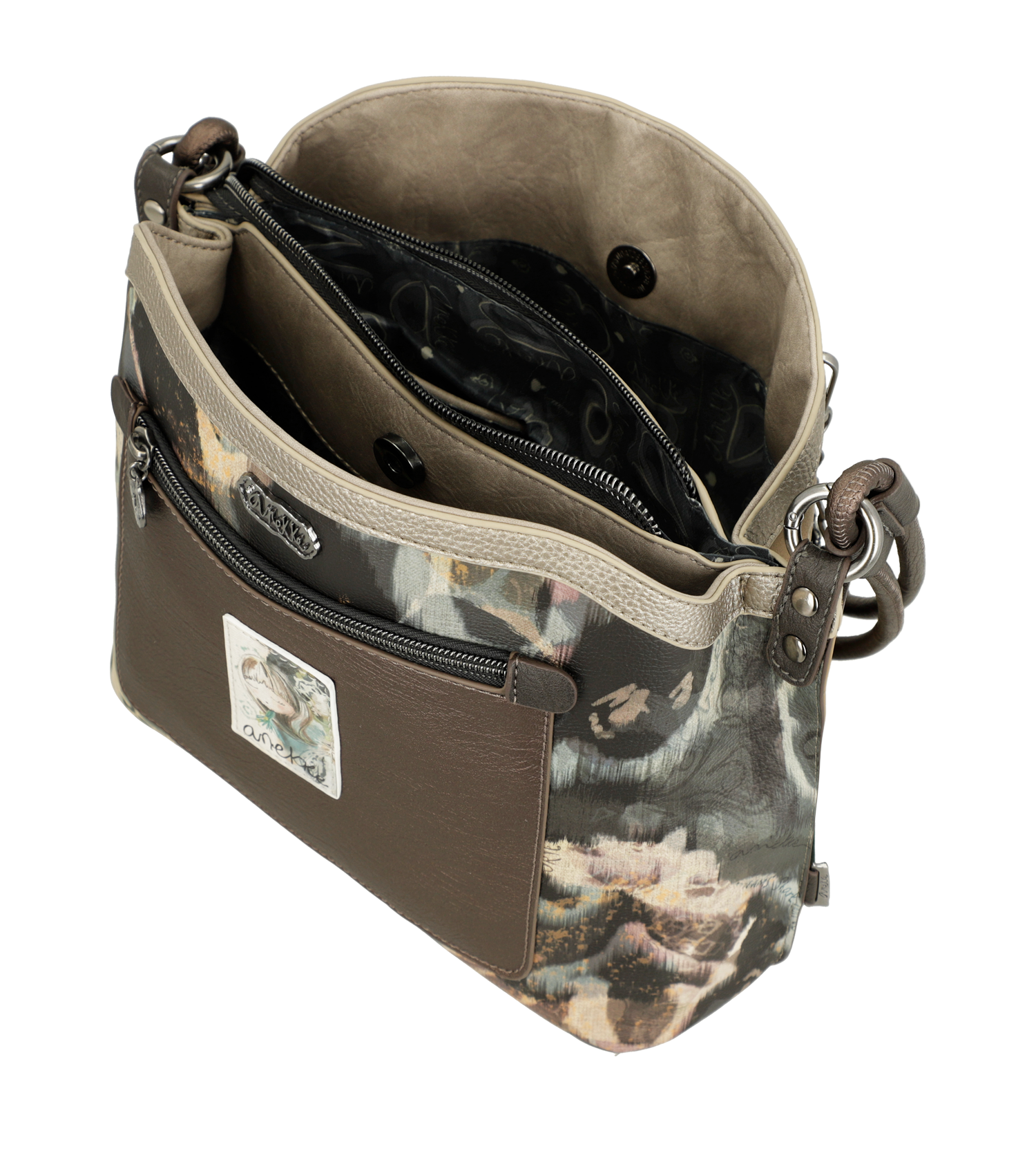 SAC A BANDOULIERE 3 COMPARTIMENTS ANEKKE MANIFESTO – Image 2