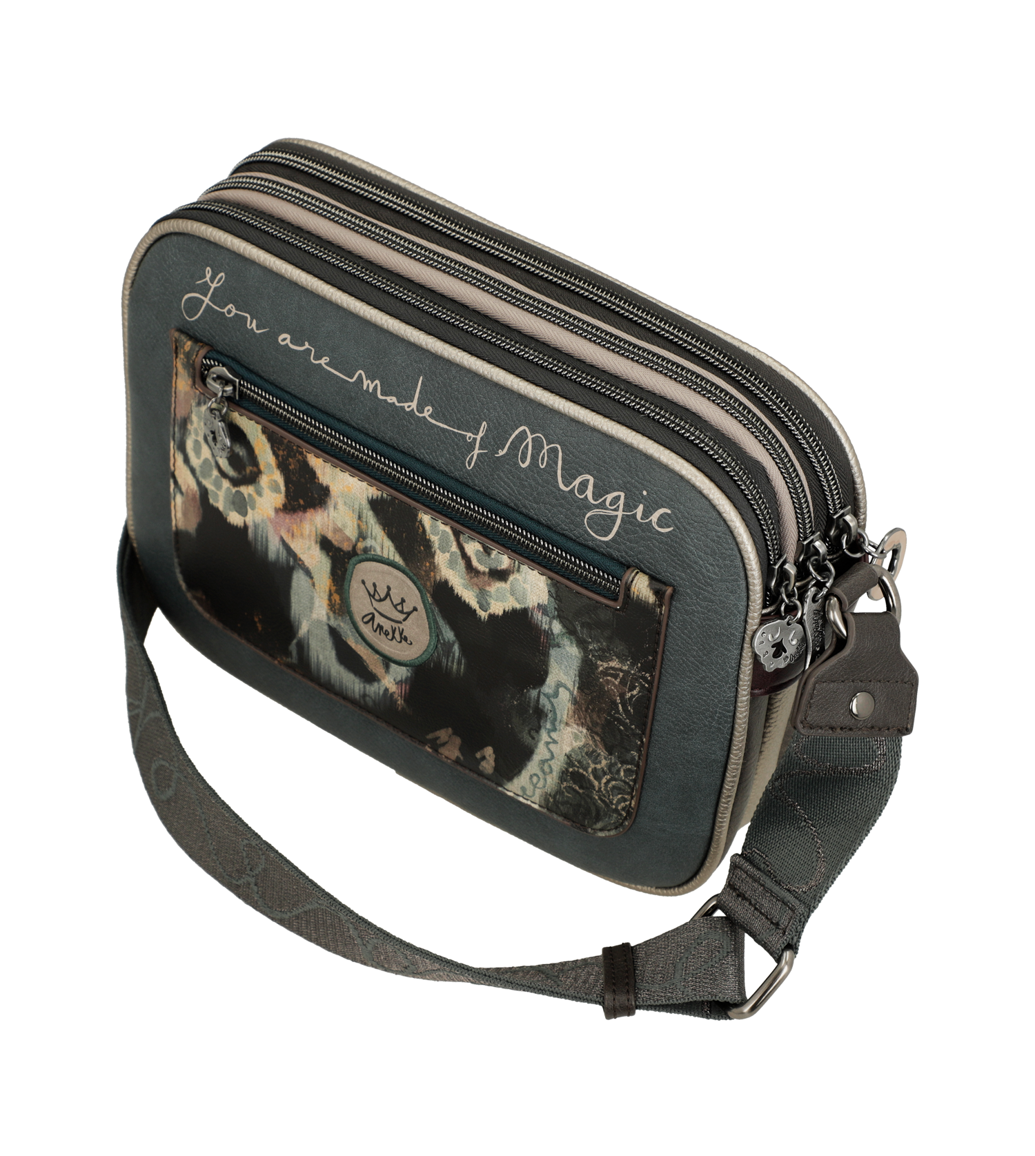SAC A BANDOULIERE A 3 COMPARTIMENTS ANEKKE REAL – Image 4