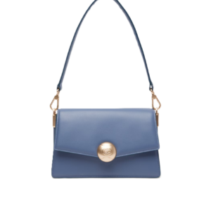 SAC A BANDOULIERE EN CUIR LACOSTE TENNIS BLISS FOLKSTONE GRAY NF5105IT R28 www.solene-maroquinerie.fr