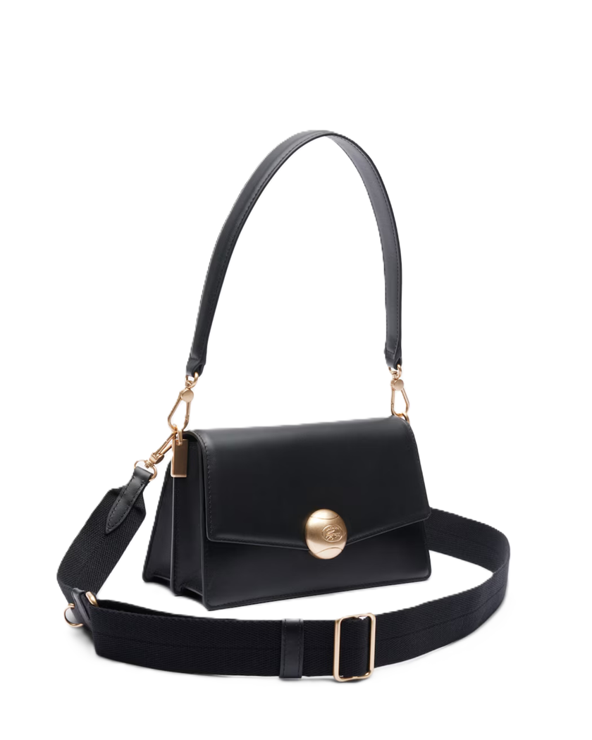 SAC A BANDOULIERE EN CUIR LACOSTE TENNIS BLISS NOIR NF5105IT 000 www.solene-maroquinerie.fr 4