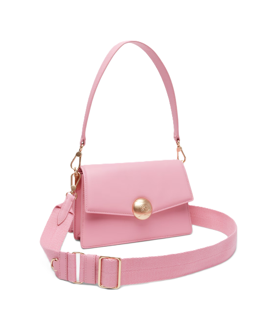 SAC A BANDOULIERE EN CUIR LACOSTE TENNIS BLISS PEONY NF5105IT R30 www.solene-maroquinerie.fr 2