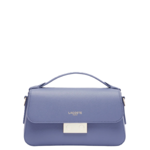 SAC A BANDOULIERE LACOSTE CHAMPS-ELYSÉES FOLKSTONE GRAY NF5099PH R28 www.solene-maroquinerie.fr