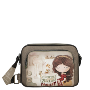 SAC A BANDOULIERE OVALE AVEC POCHE FRONTALE ANEKKE MUSE