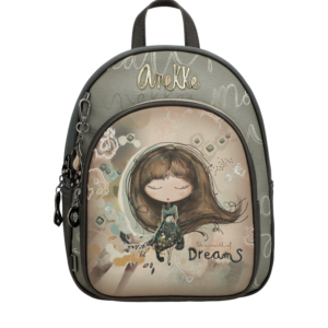 SAC A DOS AVEC POCHE DEVANT ANEKKE REAL 41705-197 www.solene-maroquinerie.fr