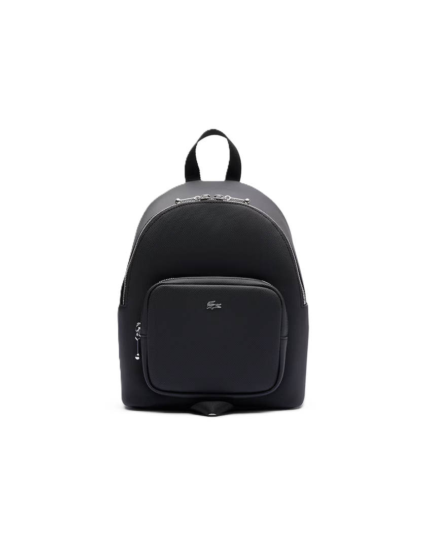 SAC A DOS LACOSTE DAILY CITY NOIR NF4759DZ 000 www.solene-maroquinerie.fr
