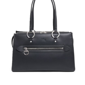 SAC A MAIN LACOSTE CELYS NOIR NF5231AQ 000 www.solene-maroquinerie.fr