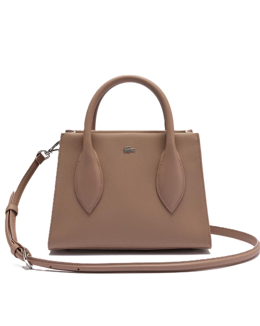 SAC A MAIN LACOSTE DAILY CITY TAUPE NF4761DZ N81 www.solene-maroquinerie.fr 2