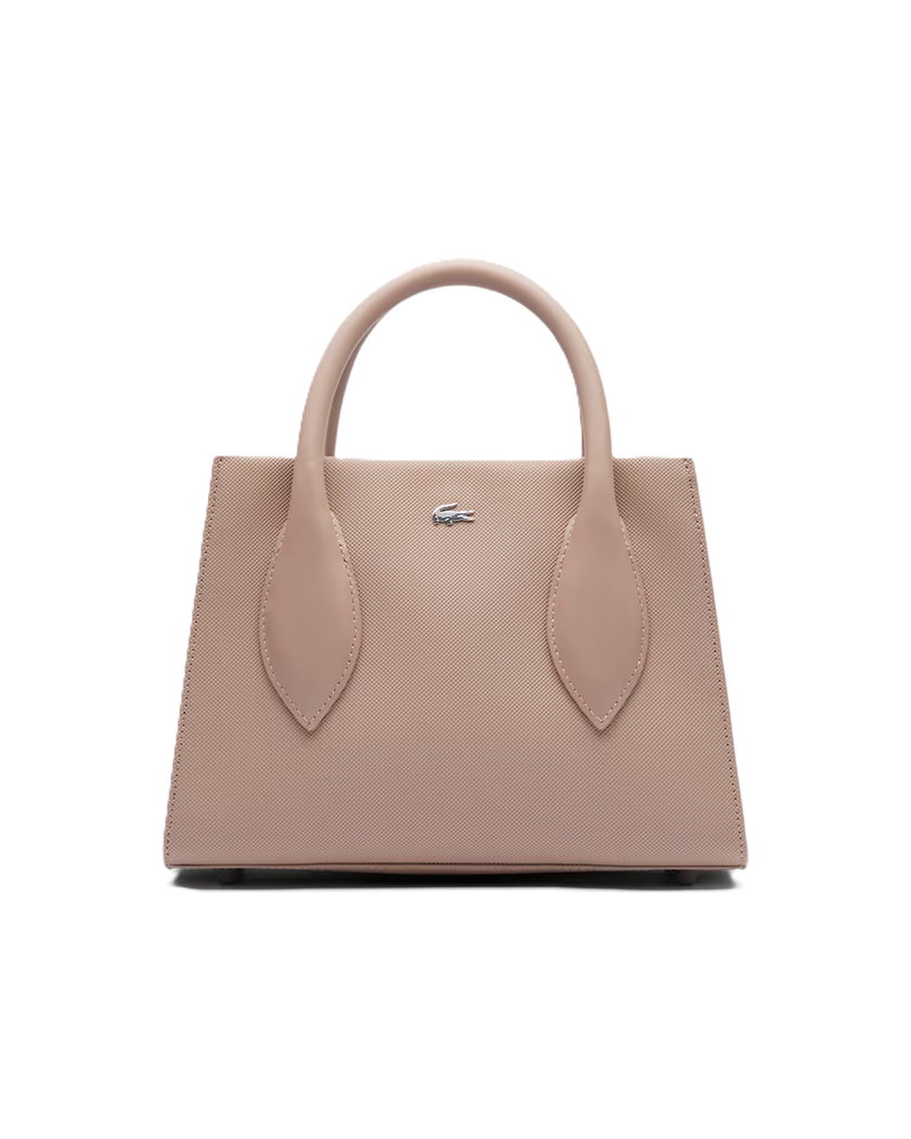 SAC A MAIN LACOSTE DAILY CITY TAUPE NF4761DZ N81 www.solene-maroquinerie.fr