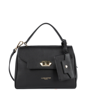 SAC A MAIN LANCASTER MADEMOISELLE GRACE NOIR 572-102 NOIR www.solene-maroquinerie.fr