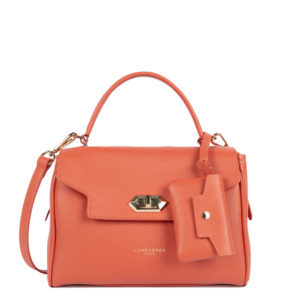 SAC A MAIN LANCASTER MADEMOISELLE GRACE ORANGE 572-102 ORANGE www.solene-maroquinerie.fr