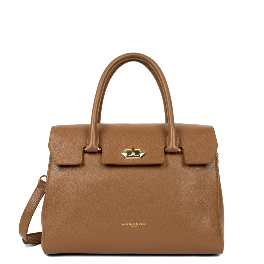 SAC A MAIN LANCASTER MILANO COSMOS CAMEL 547-56 CAMEL www.solene-maroquinerie.fr