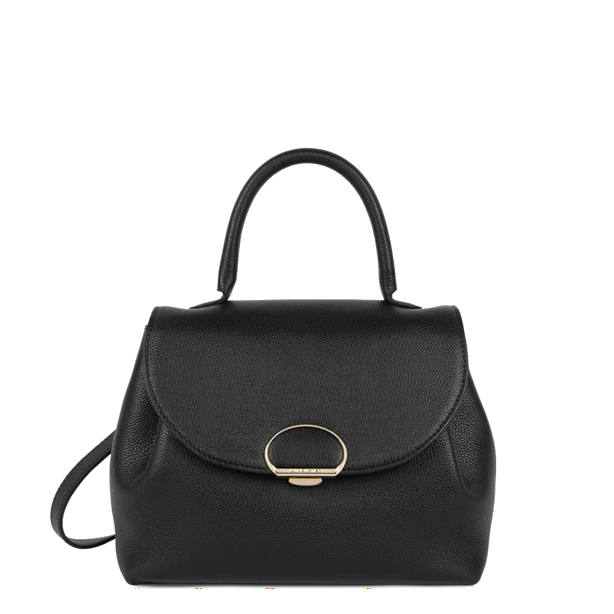 SAC A MAIN LANCASTER MILANO PIA NOIR 547-131 NOIR www.solene-maroquinerie.fr