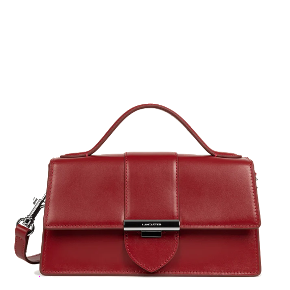 SAC A MAIN LANCASTER PARIS ILY CARMIN 531-010 CARMIN www.solene-maroquinerie.fr