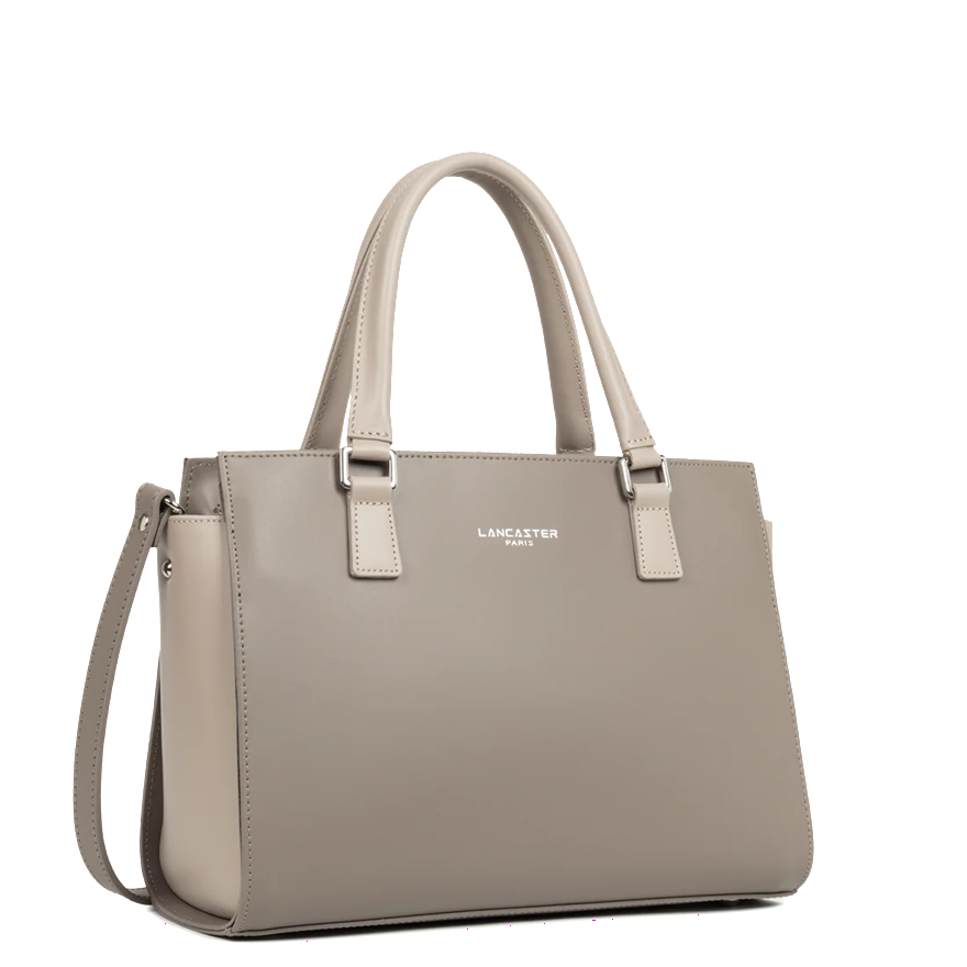 SAC A MAIN LANCASTER SMOOTH TAUPE GALET 437-03 TAUPE_GALE www.solene-maroquinerie.fr 2