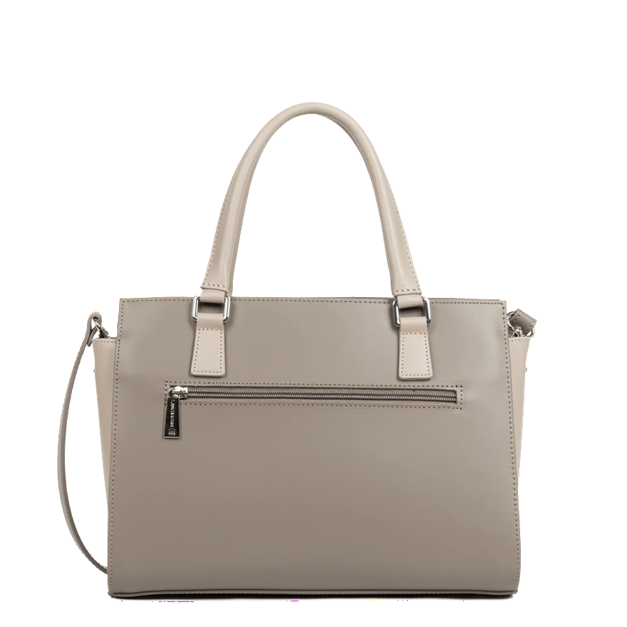SAC A MAIN LANCASTER SMOOTH TAUPE GALET 437-03 TAUPE_GALE www.solene-maroquinerie.fr 3