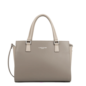 SAC A MAIN LANCASTER SMOOTH TAUPE GALET 437-03 TAUPE_GALE www.solene-maroquinerie.fr