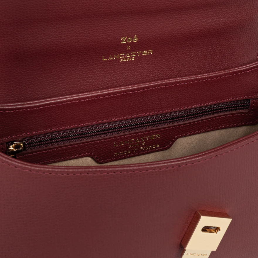 SAC A MAIN LANCASTER X ZOÉ MARIE 480-012 BORDEAUX www.solene-maroquinerie.fr 6