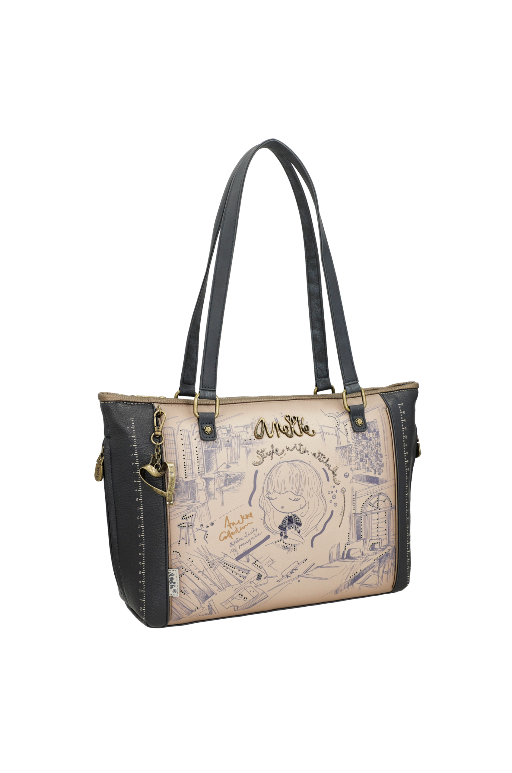 SAC A MAIN SHOPPER AVEC BANDOULIERE ANEKKE STUDIO – Image 7