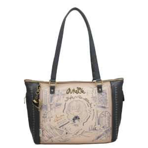 SAC A MAIN SHOPPER AVEC BANDOULIERE ANEKKE STUDIO 41842-412 www.solene-maroquinerie.fr