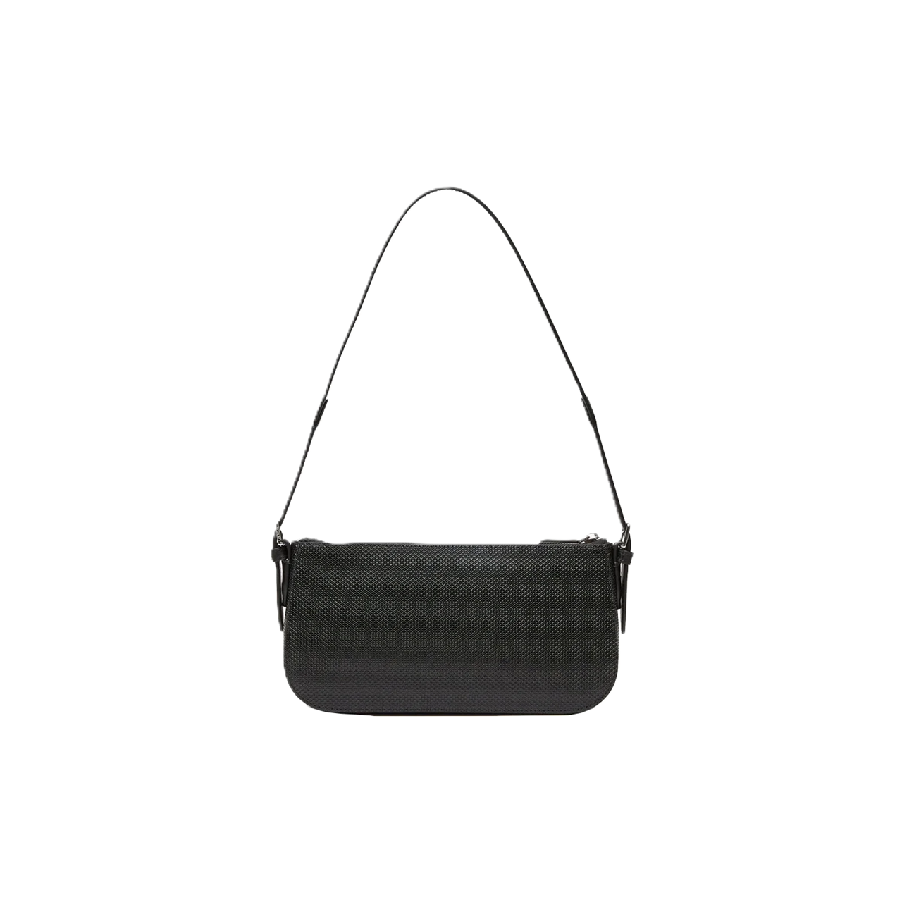 SAC BAGUETTE EN CUIR LACOSTE CHANTACO NOIR NF3921KL 000 www.solene-maroquinerie.fr 3