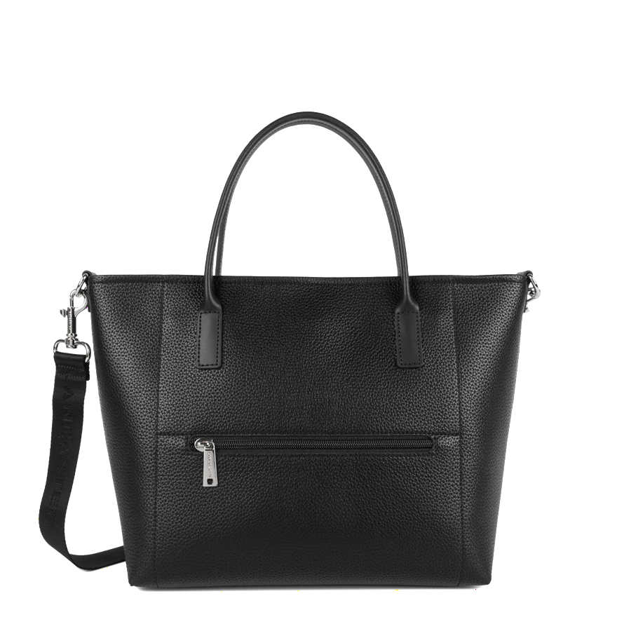 SAC CABAS MAIN LANCASTER MAYA DOUBLE KBA BLEU NOIR 517-102 NOIR www.solene-maroquinerie.fr 3