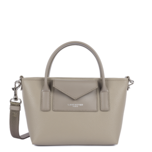 SAC CABAS MAIN ZIPPE LANCASTER MAYA DOUBLE KBA GALET FONCE 517-101 GALETFON www.solene-maroquinerie.fr