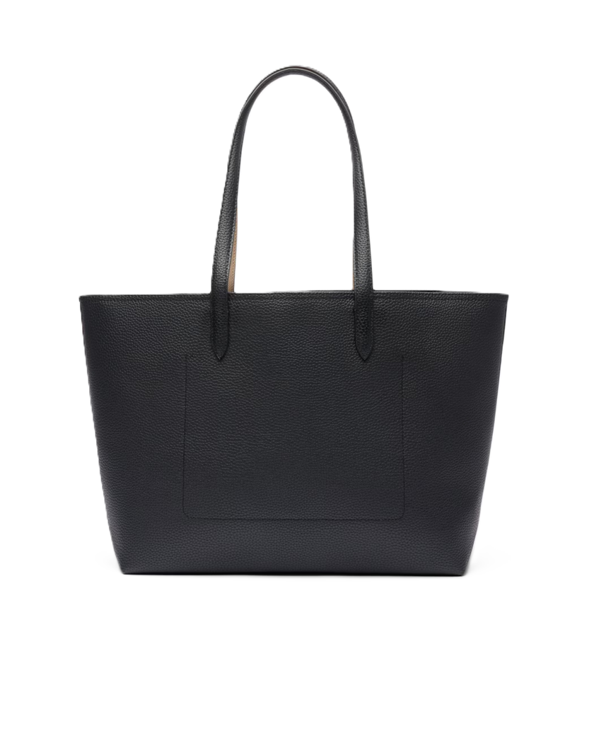 SAC CABAS ZIPPE LACOSTE ANNA NOIR KREMA NF4823AA A91 www.solene-maroquinerie.fr 3