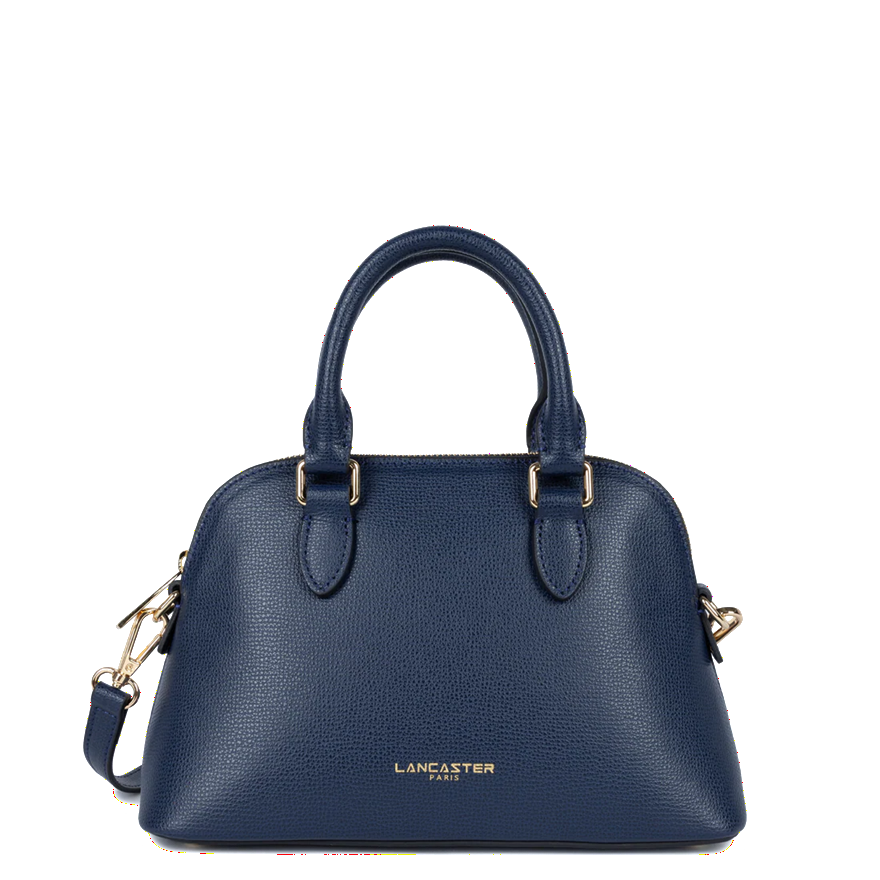 SAC DEMI LUNE LANCASTER SIERRA JIA BLEU FONCÉ 538-002 BLEUFONC www.solene-maroquinerie.fr