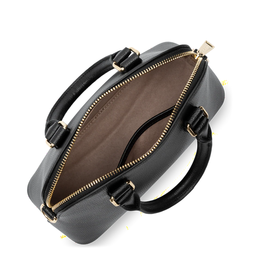 SAC DEMI LUNE LANCASTER SIERRA JIA NOIR 538-002 NOIR www.solene-maroquinerie.fr 4