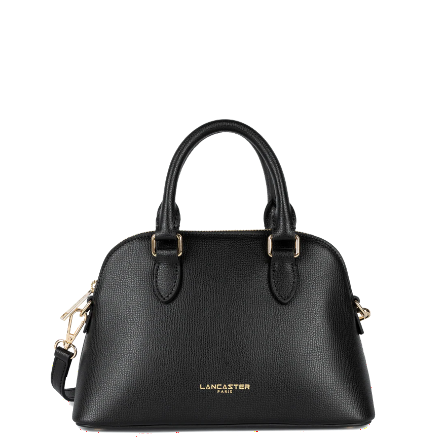SAC DEMI LUNE LANCASTER SIERRA JIA NOIR 538-002 NOIR www.solene-maroquinerie.fr