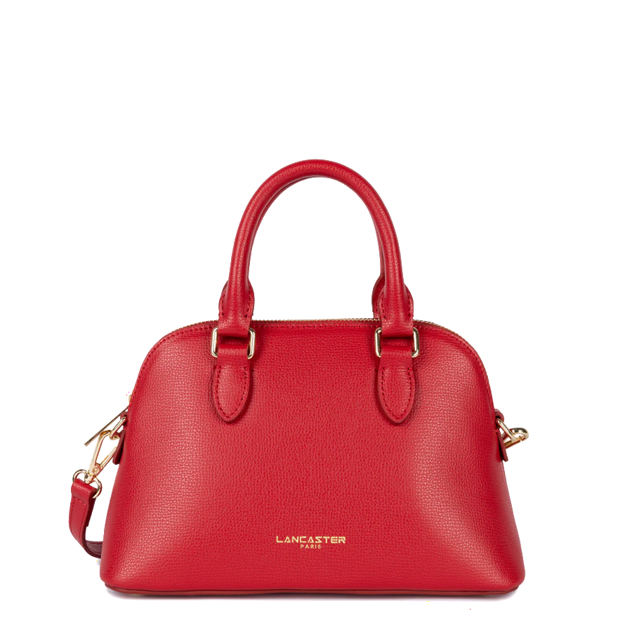 SAC DEMI LUNE LANCASTER SIERRA JIA ROUGE 538-002 ROUGE www.solene-maroquinerie.fr