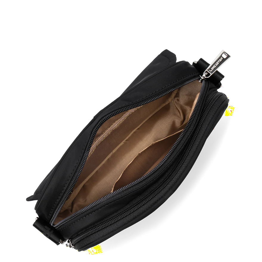 SAC GIBECIERE LANCASTER BASIC VITA NOIR 510-78 NOIR www.solene-maroquinerie.fr 4