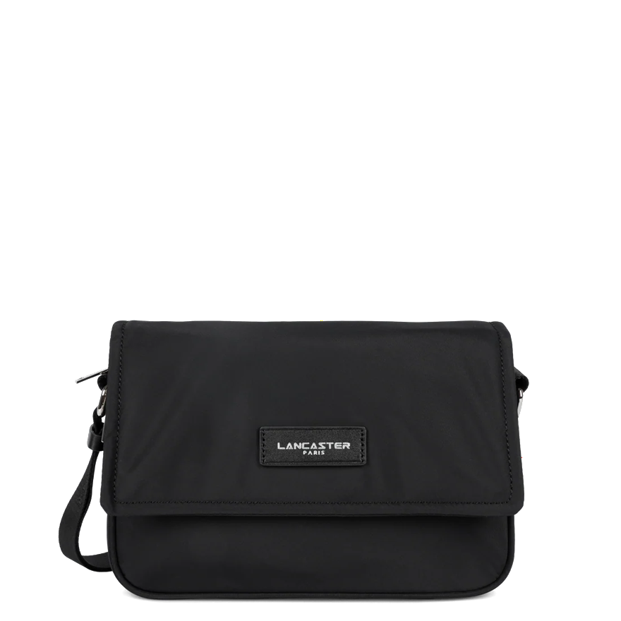 SAC GIBECIERE LANCASTER BASIC VITA NOIR 510-78 NOIR www.solene-maroquinerie.fr