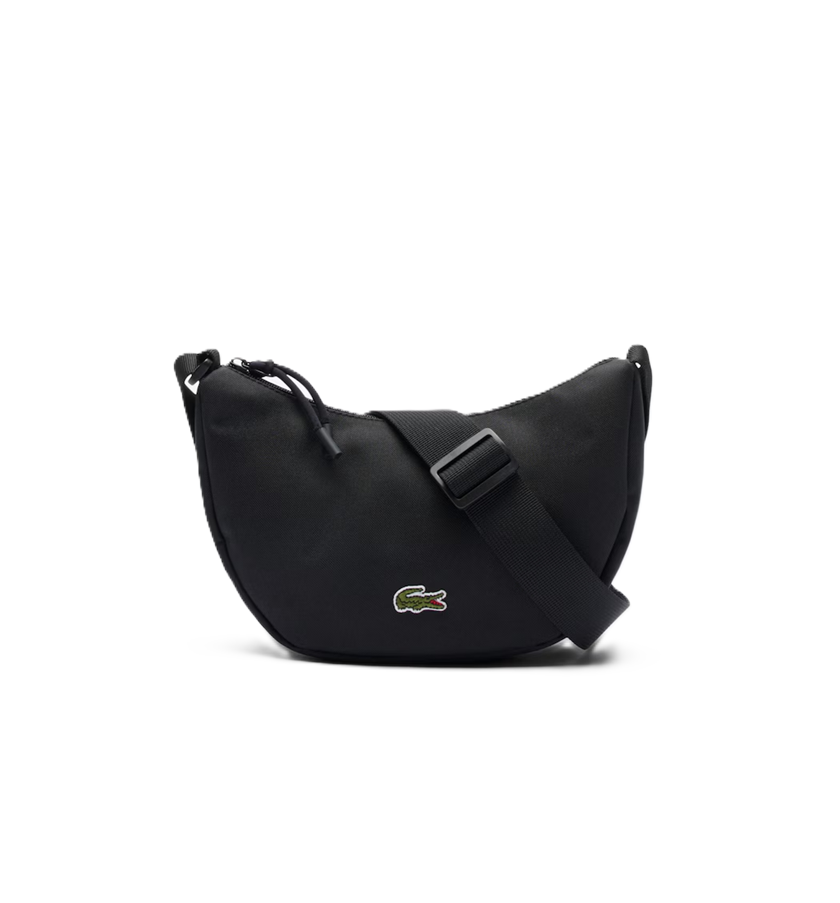 SAC LUNE LACOSTE NEOCROC NOIR NU5091NE www.solene-maroquinerie.fr