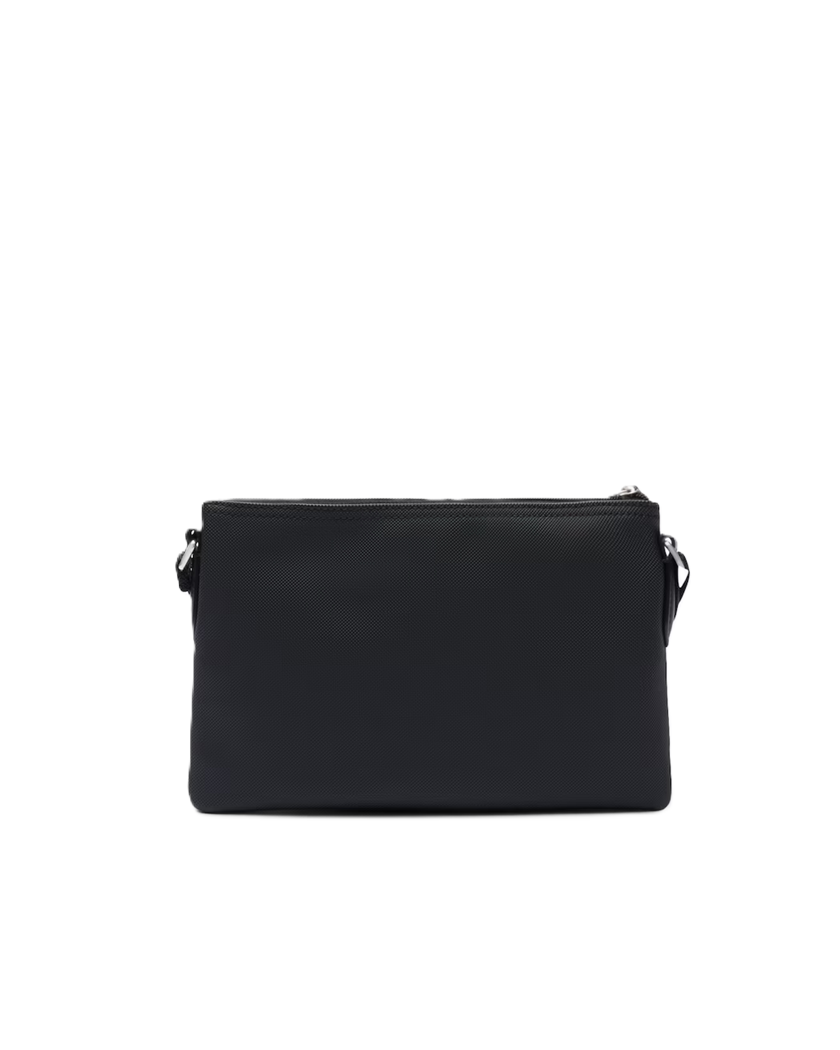 SAC PLAT A BANDOULIERE LACOSTE L.12.12 CONCEPT NOIR NF1887PK 000 www.solene-maroquinerie.fr 3