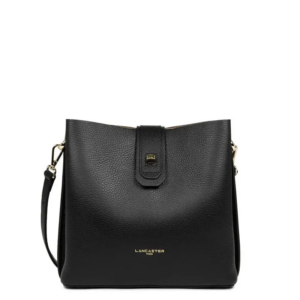 SAC SEAU LANCASTER FOULONNE DOUBLE NOIR 470-44 NOIR_IN_NU www.solene-maroquinerie.fr