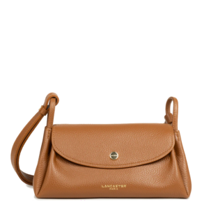 SAC TROTTEUR LANCASTER ACCORDEON DOUBLE CAMEL 470-88 CAMEL_IN_OR www.solene-maroquinerie.fr