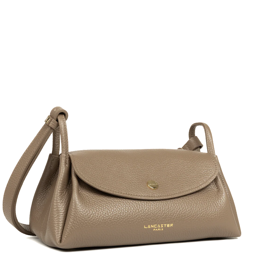 SAC TROTTEUR LANCASTER ACCORDEON DOUBLE TAUPE 470-88 TAUPE_IN_OR www.solene-maroquinerie.fr 2