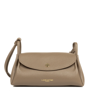 SAC TROTTEUR LANCASTER ACCORDEON DOUBLE TAUPE 470-88 TAUPE_IN_OR www.solene-maroquinerie.fr