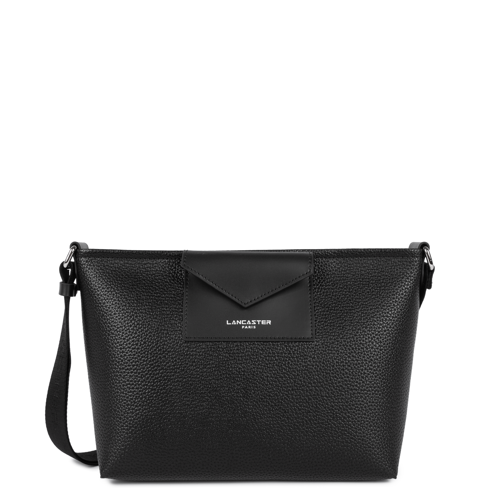 SAC TROTTEUR LANCASTER MAYA DOUBLE KBA NOIR 517-105 NOIR www.solene-maroquinerie.fr