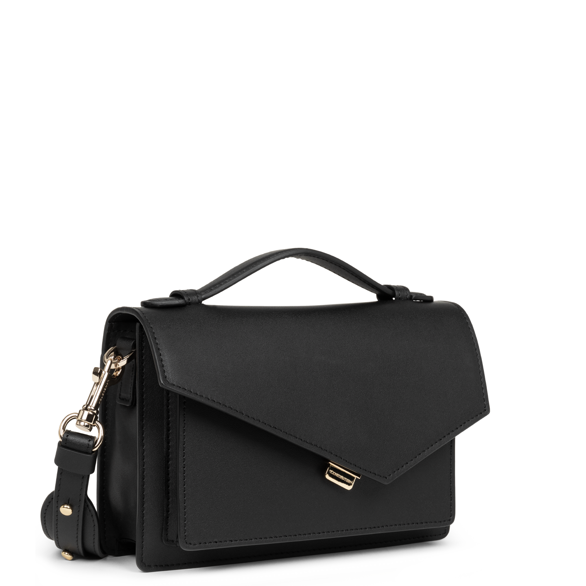 SAC TROTTEUR LANCASTER X ZOÉ MANON 480-010 NOIR www.solene-maroquinerie.fr 2
