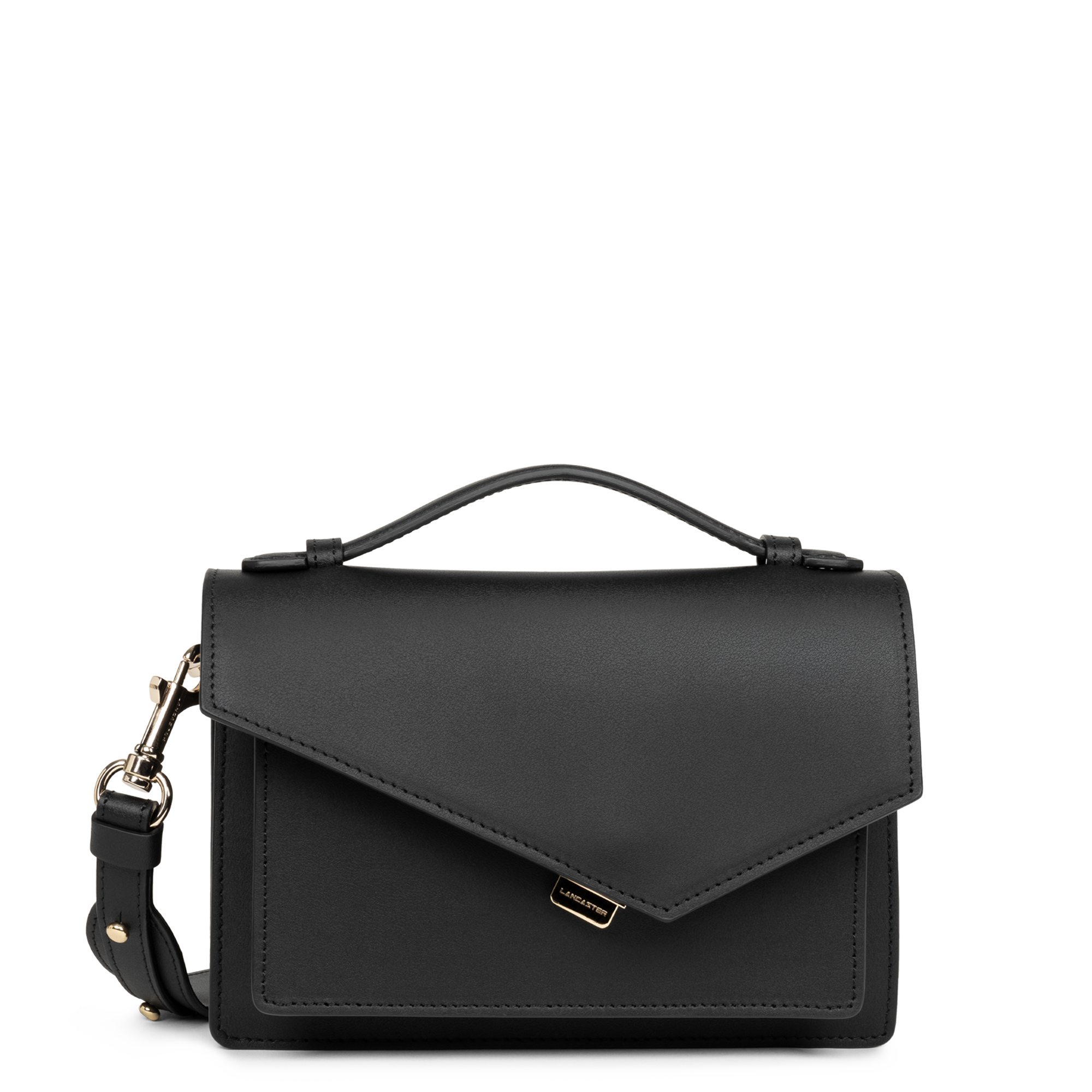 SAC TROTTEUR LANCASTER X ZOÉ MANON 480-010 NOIR www.solene-maroquinerie.fr
