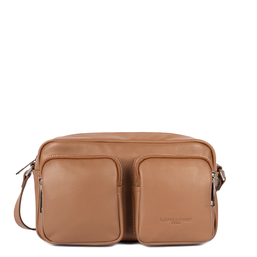 SAC TROTTTEUR LANCASTER SOFT CARAMELLA 572-006 CAMEL www.solene-maroquinerie.fr