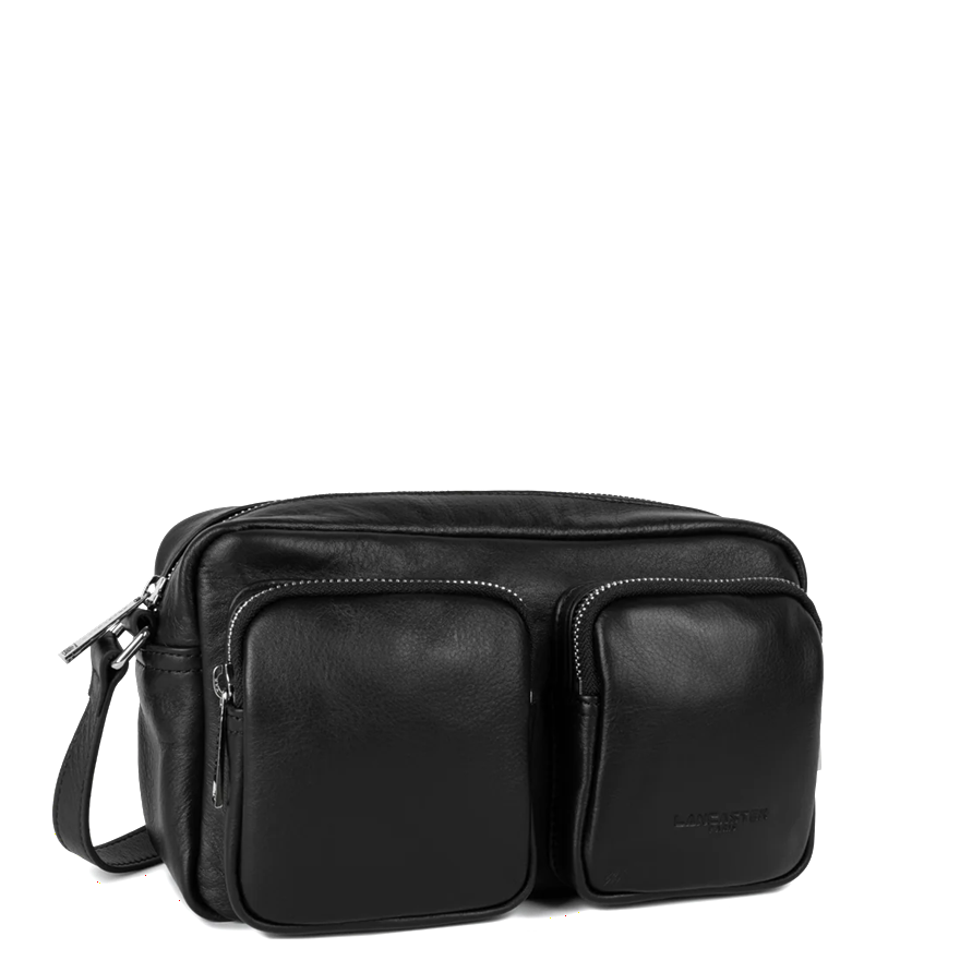 SAC TROTTTEUR LANCASTER SOFT CARAMELLA NOIR 572-006 NOIR www.solene-maroquinerie.fr 2