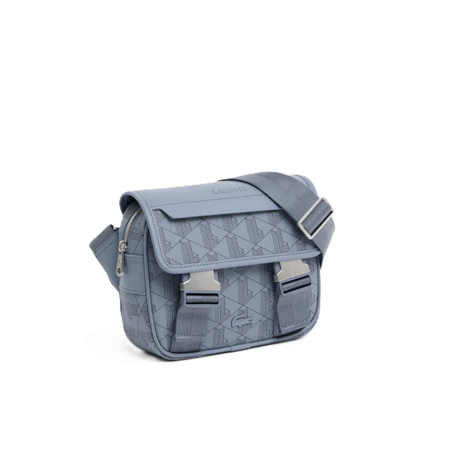 SACOCHE A RABAT CLIPSÉ THE BLEND LACOSTE MONO FOLKSTONE GRAY ABIME NH3787LX T22 www.solene-maroquinerie.fr 3