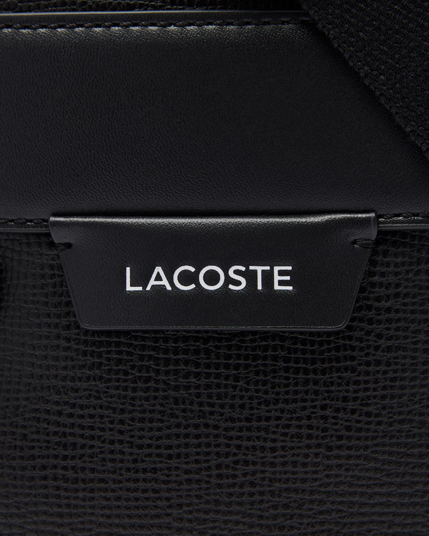 SACOCHE EN CUIR LACOSTE OSSIAN NOIR NH5047OI 000 www.solene-maroquinerie.fr 5