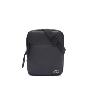 SACOCHE MOYENNE PETIT PIQUÉ LACOSTE LCST NOIR NH3308LV P00 www.solene-maroquinerie.fr