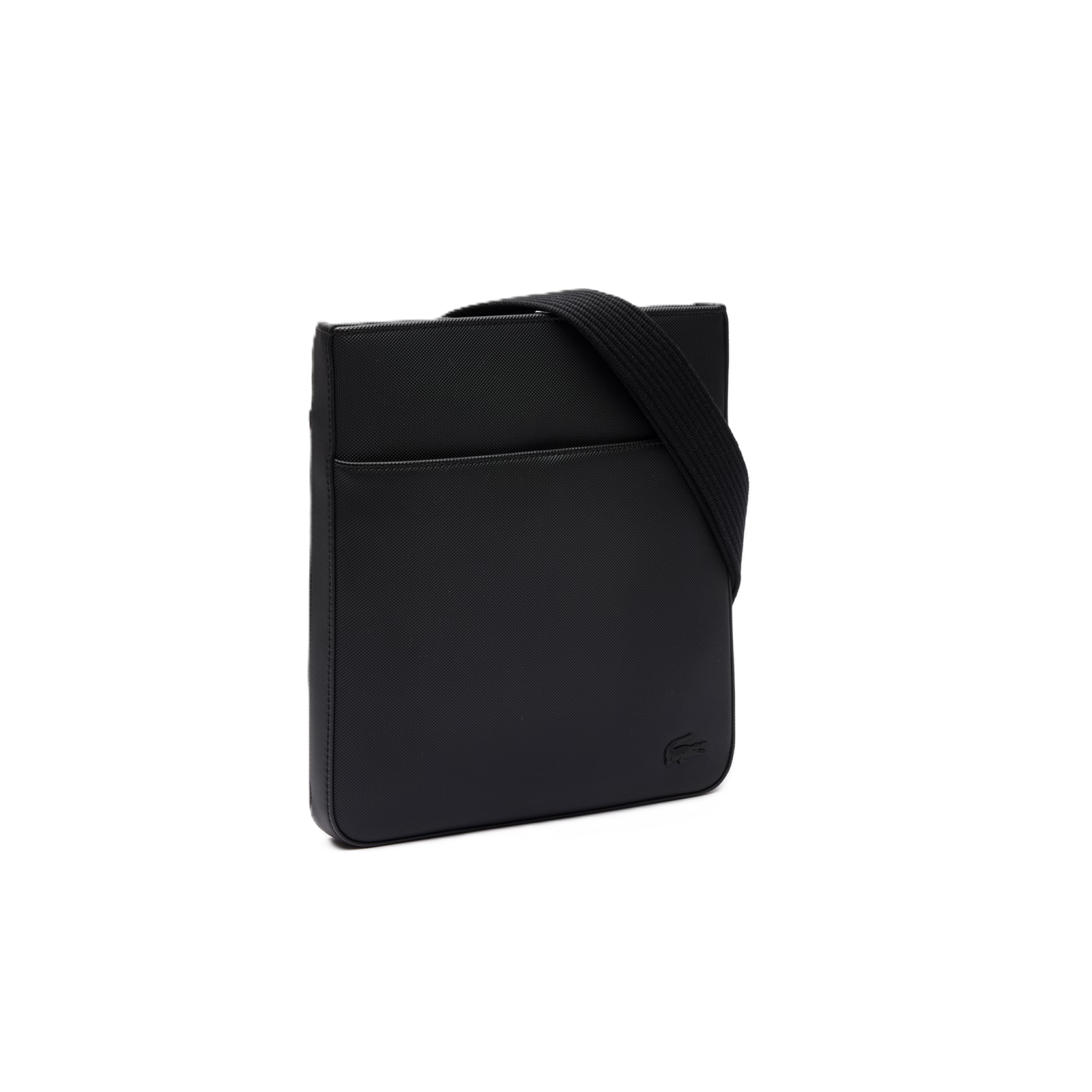 SACOCHE PLATE MEN'S CLASSIC LACOSTE NOIR NH4424HC 000 www.solene-maroquinerie.fr 2